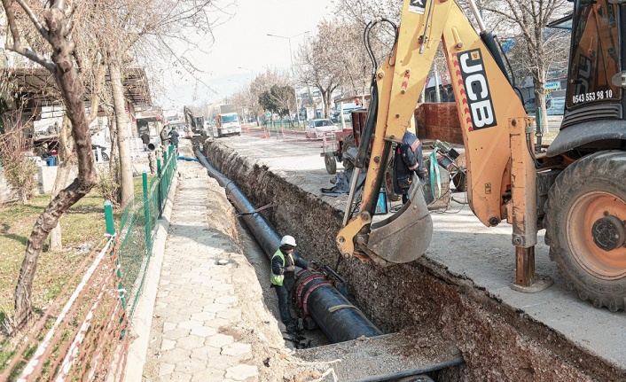 Tevfik Kadıoğlu köprülü kavşak alanında altyapı çalışmaları başladı