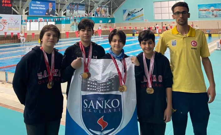SANKO Okullarının Yüzme Başarısı