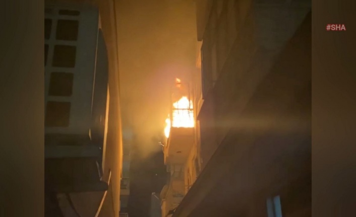 Kahramanmaraş’ta balkon yangını paniğe neden oldu  