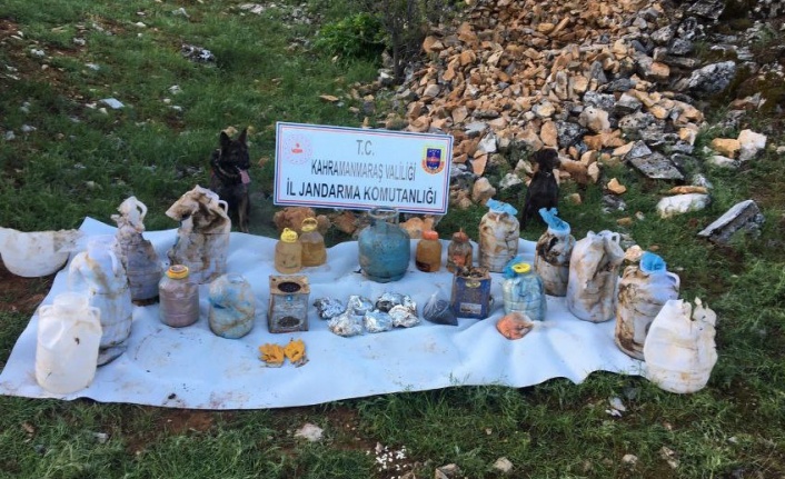 Kahramanmaraş’ta PKK’ya ait depo bulundu  