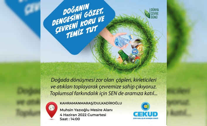 ÇEKUD’den Türkiye Geneli Çevre Temizliği
