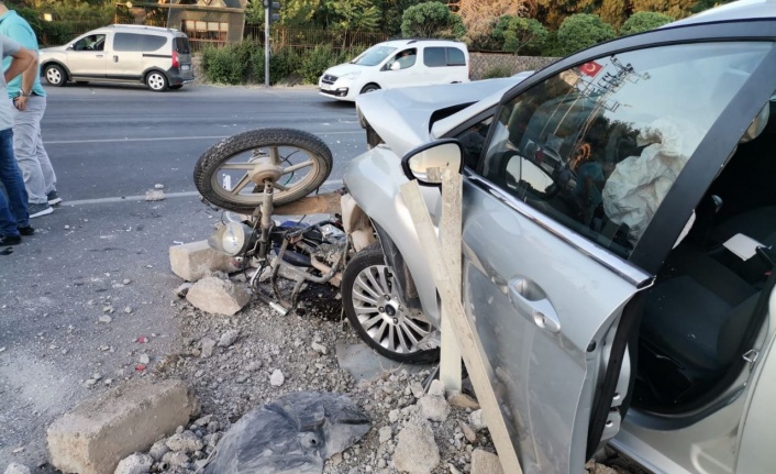 Kahramanmaraş’ta otomobille motosiklet çarpıştı: 2 ağır yaralı 